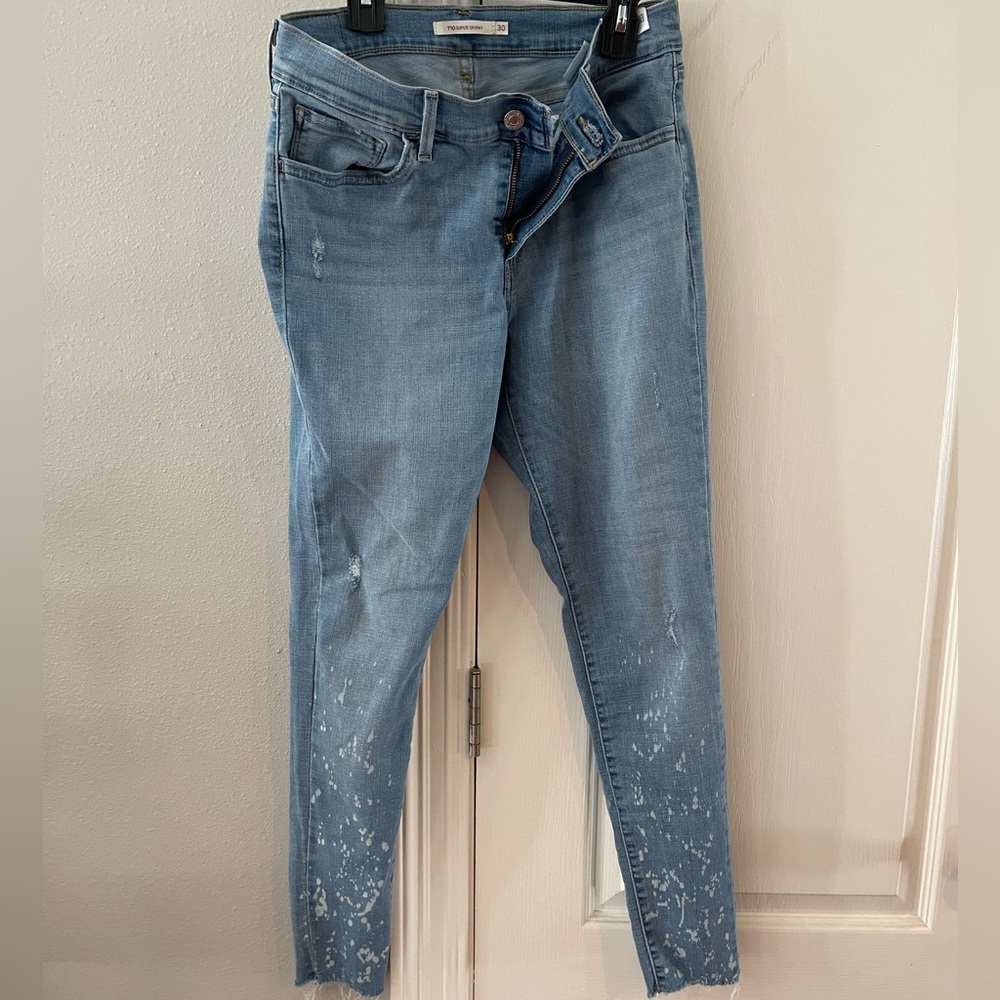 Washed Levi Skinny Jeans